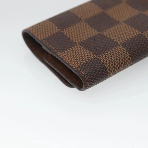 LOUIS VUITTON Damier Ebene Cuff Case LV Auth 125074 - Picture 4 of 16